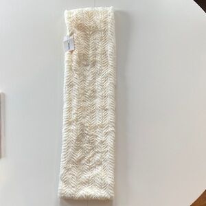 Cream Knit Scarf